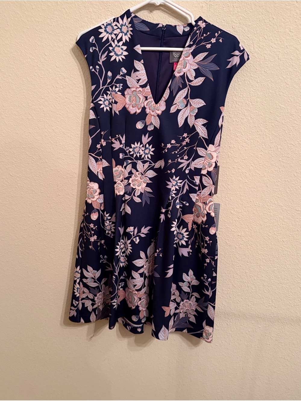 Vince Camuto Dress. Blue floral . NEW with Tags
